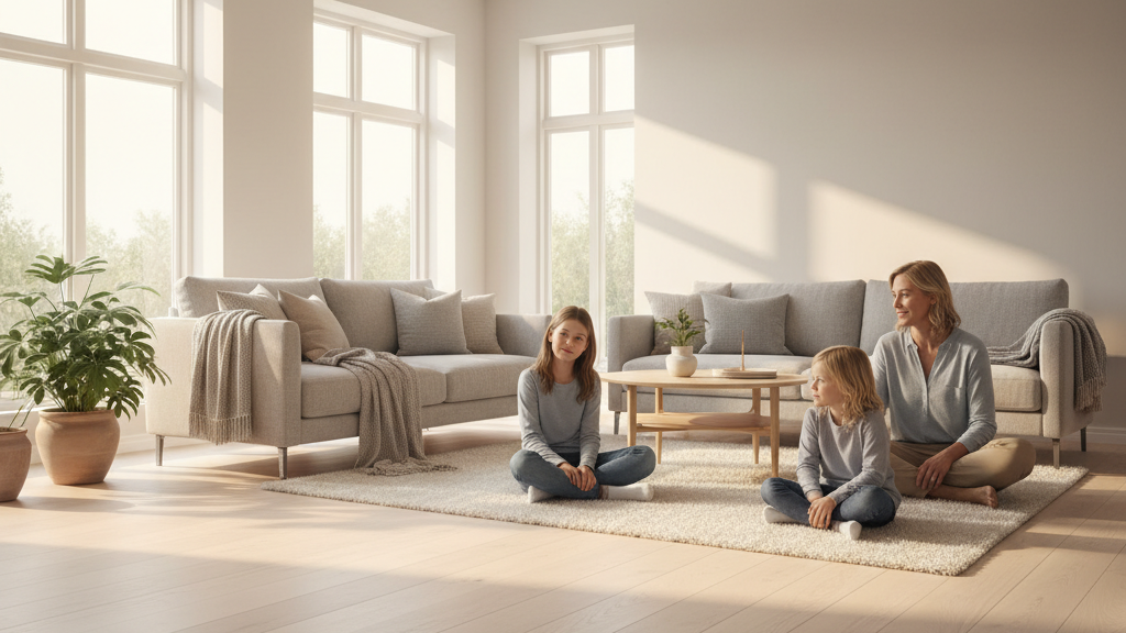 地暖輻射供暖與舒適居家情境